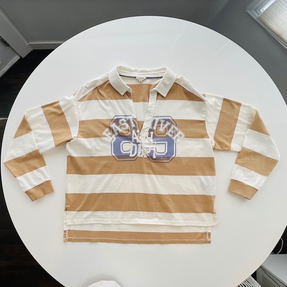 Anthropologie/PILCRO Rugby Oversized Preppy Long Sleeve MEDIUM/NWOT - Picture 8 of 12